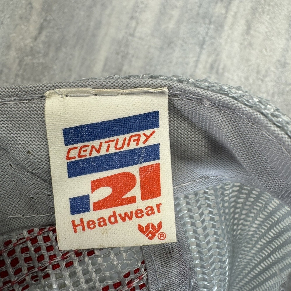 City Of Swift Current 75 Years 3 Three Stripe Trucker Mesh SnapBack Vtg Hat Cap - Picture 8 of 9